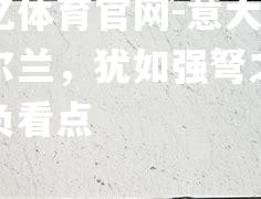 意大利爱尔兰，犹如强弩之末胜负看点